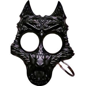 Savage Wolf Celtic Keychain